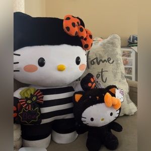 Hello kitty bandit greeter and Hello Kitty Halloween plush